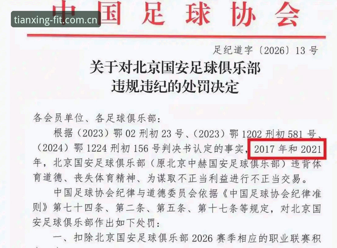 天行体育官方平台2026最新版本 中国足协第三批禁足名单公布,哪些行为触碰了红线?